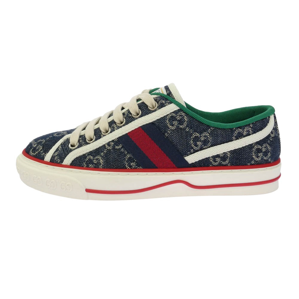 GUCCI グッチ GGキャンバス 1977 テニス ローカットスニーカー マルチカラー キャンバス GUCCI グッチ Tennis 1977 GGキャンバス スニーカー マルチカラー系 36