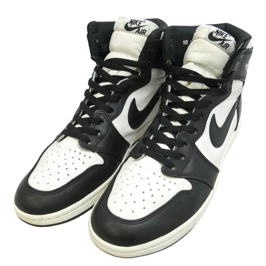 NIKE ナイキ BQ4422-001 Air Jordan 1 High '85 エアジョーダン1 ハイカット スニーカー ブラック系 ホワイト系 28cm【中古】