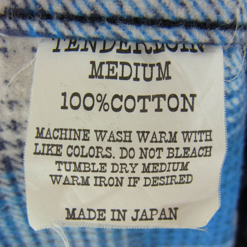 TENDERLOIN テンダーロイン K7 T-WORK JKT ケーセブン ダック 刺繍 裏ネル ワークジャケット ブラック系 M【中古】