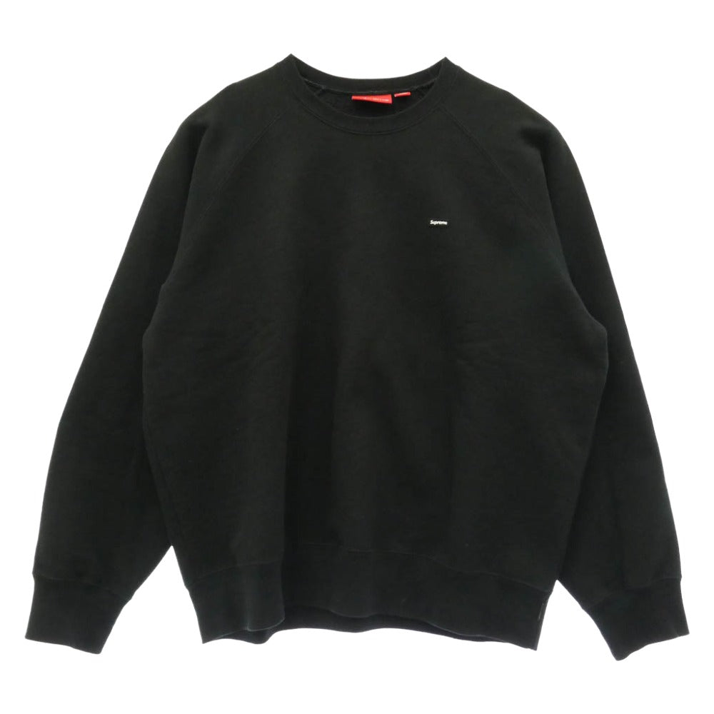 Supreme シュプリーム 24SS Small Box Raglan Crewneck スモールボックス ラグラン クルーネック スウェット ブラック系 L【中古】 Supreme シュプリーム 24SS Small Box Raglan Crewneck スモール