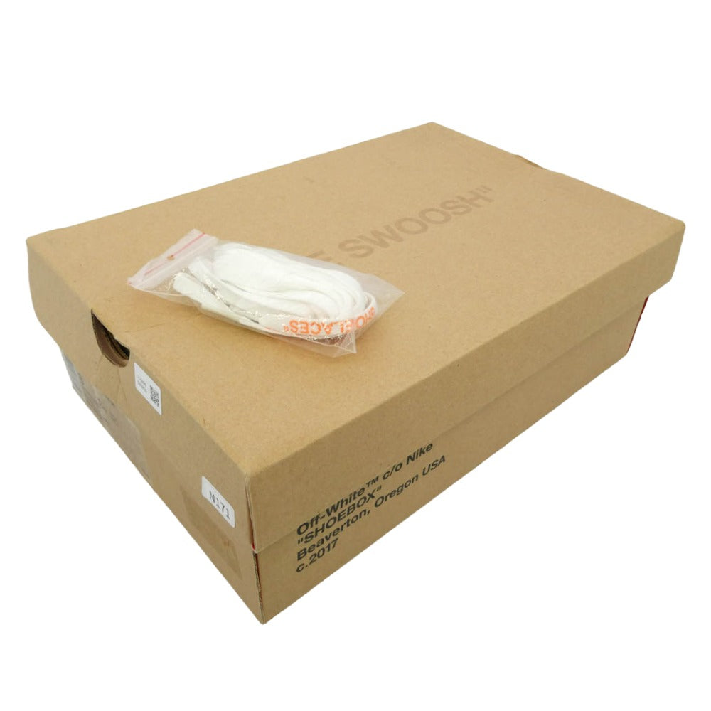 NIKE ナイキ OFF-WHITE オフホワイト AA7293-001 × Off-White Air Max 90 BLACK/BLACK-CONE-WHITE オフホワイト エアマックス ローカット スニーカー ブラック系 26cm【中古】