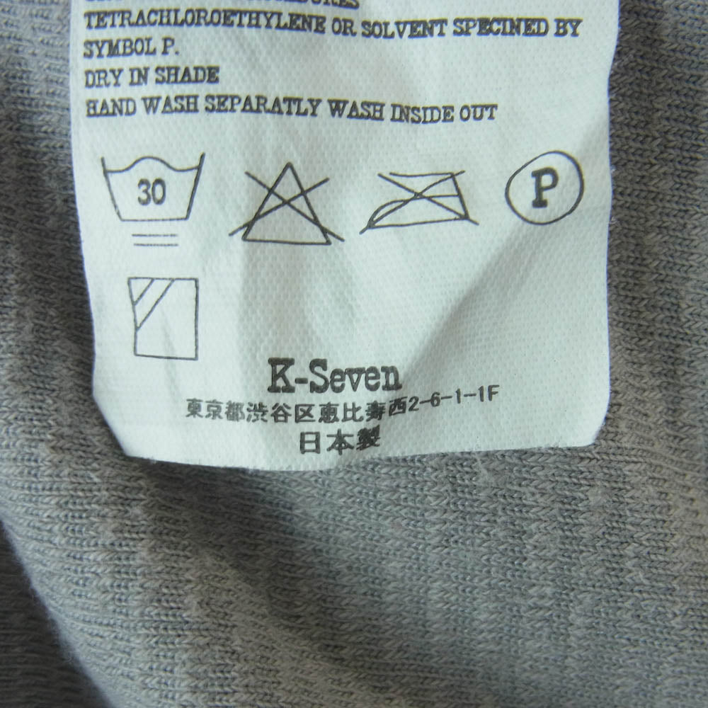 TENDERLOIN テンダーロイン T-PILE POLO K パイル コットン 半袖 ポロシャツ 日本製 グレー系 XL【中古】