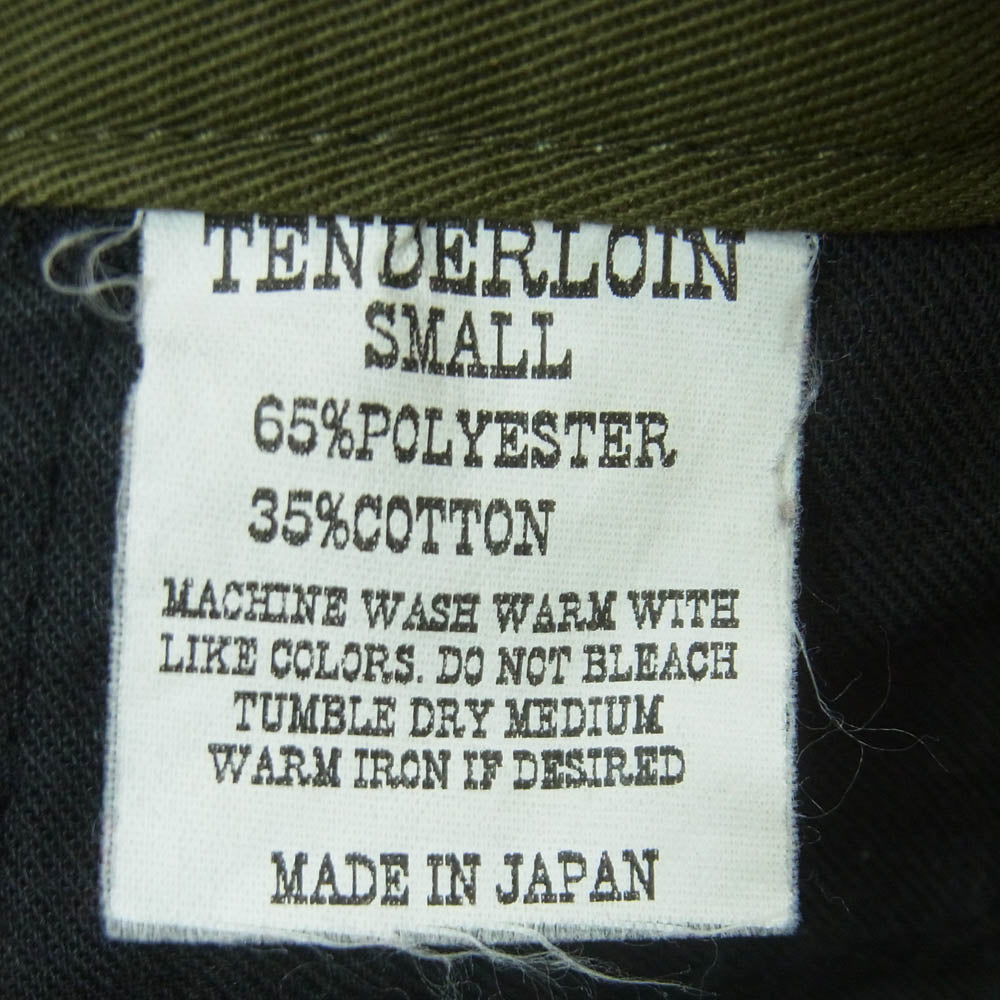 TENDERLOIN テンダーロイン T-20RG Durable Press デュラブルプレス コットン チノ ワーク パンツ グリーン系 S【中古】