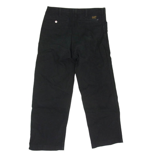 TENDERLOIN テンダーロイン T-BDP PIQUE ピケ コットン ワーク パンツ ブラック系 XS【中古】