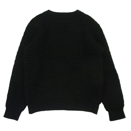 TENDERLOIN テンダーロイン 16AW T-SWEATER POPCORN ポップコーン クルーネック セーター ニット ブラック系 M【中古】