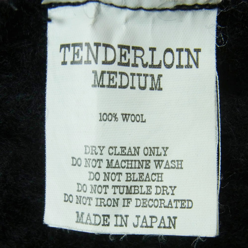 TENDERLOIN テンダーロイン 16AW T-SWEATER POPCORN ポップコーン クルーネック セーター ニット ブラック系 M【中古】
