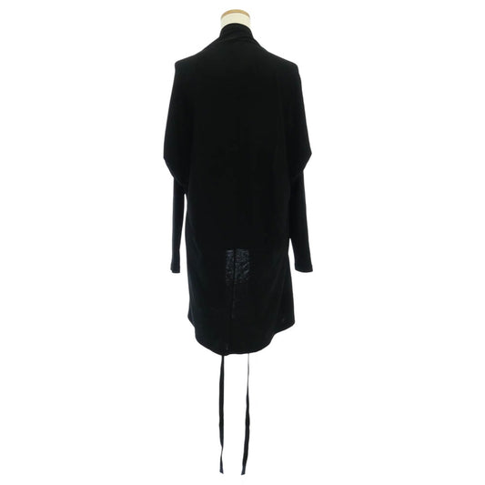 Yohji Yamamoto ヨウジヤマモト ファム 06SS アーカイブ FR-T09-059 コットン ロング カーディガン ブラック系 2【中古】