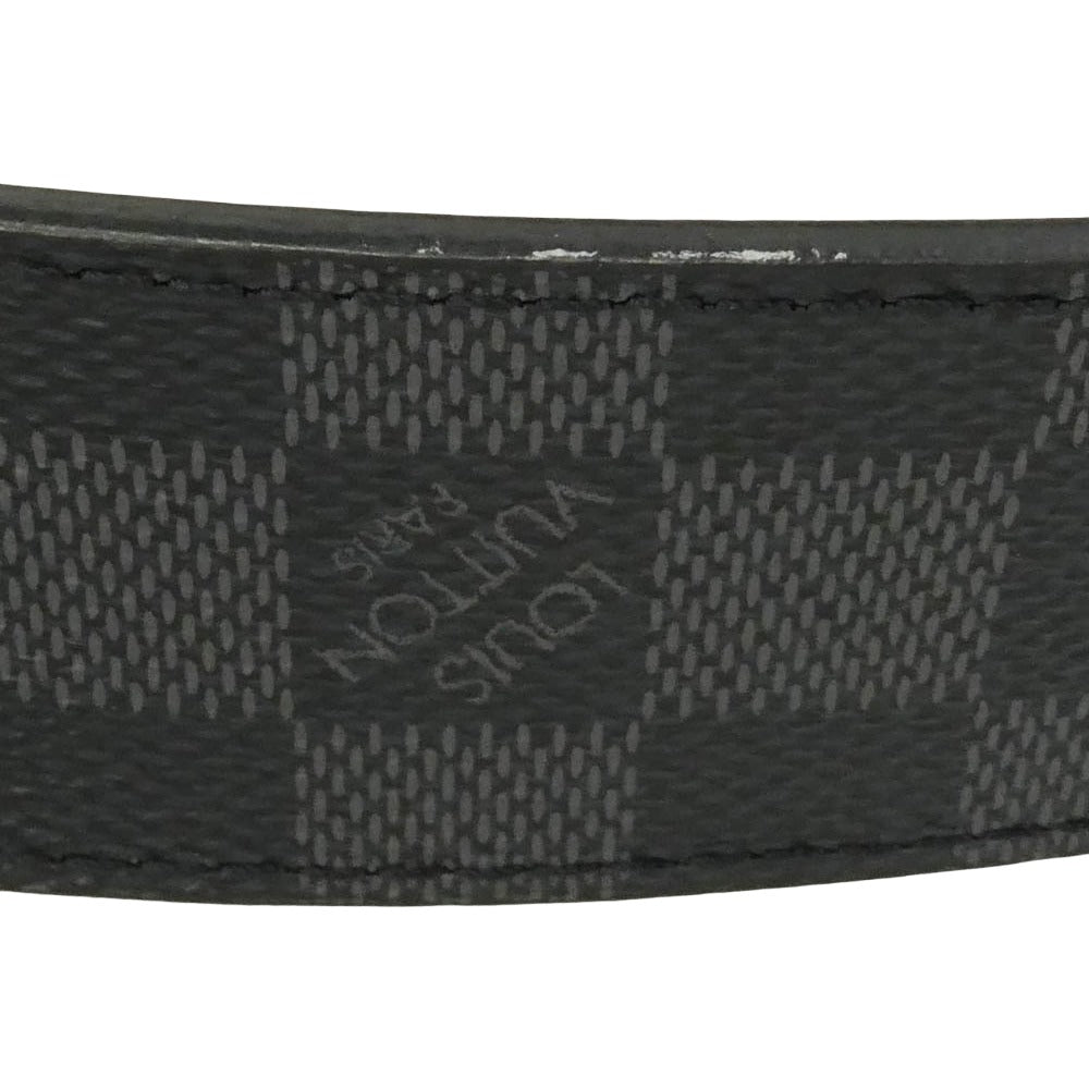 LOUIS VUITTON ルイ・ヴィトン M9808 サンチュール・LVイニシアル 40MM ベルト ブラック系 95/38【中古】