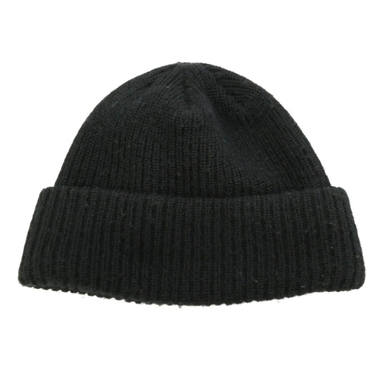 Supreme シュプリーム ワングラム期 Loose Gauge Beanie ロゴ刺繍 ルーズゲージ アクリル ニット帽 ビーニー BLACK WHITE ブラック系【中古】