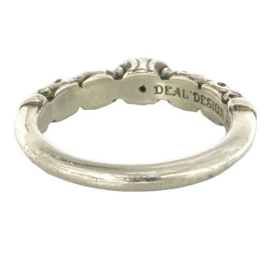 DEAL DESIGN ディールデザイン ゲートライン with stone ストーン リング シルバー系 8号【中古】