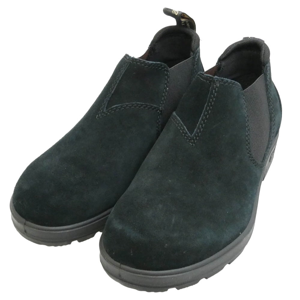 ブランドストーン BLUNDSTONE 1605 ORIGINALS SLIP ON LEATHER LOW CUT SHOES オリジナル スリッポン スエード レザー ローカット シューズ ブラック系 UK3【美品】【中古】 ブランドストーン 1605 ORIGINALS SLIP ON LEATHER LOW CUT SHOES