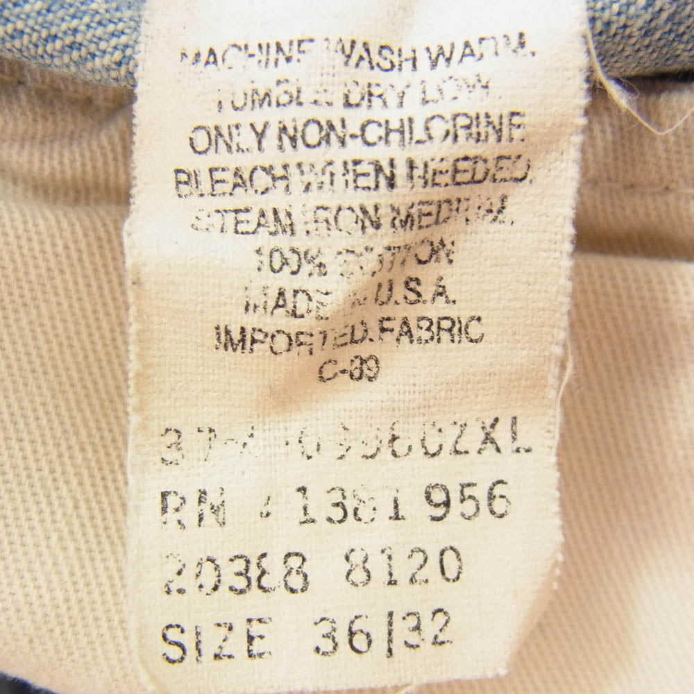 RRL ダブルアールエル Baggy Denim Cut Off Shorts バギー カットオフ デニム ショートパンツ インディゴブルー系 36【中古】