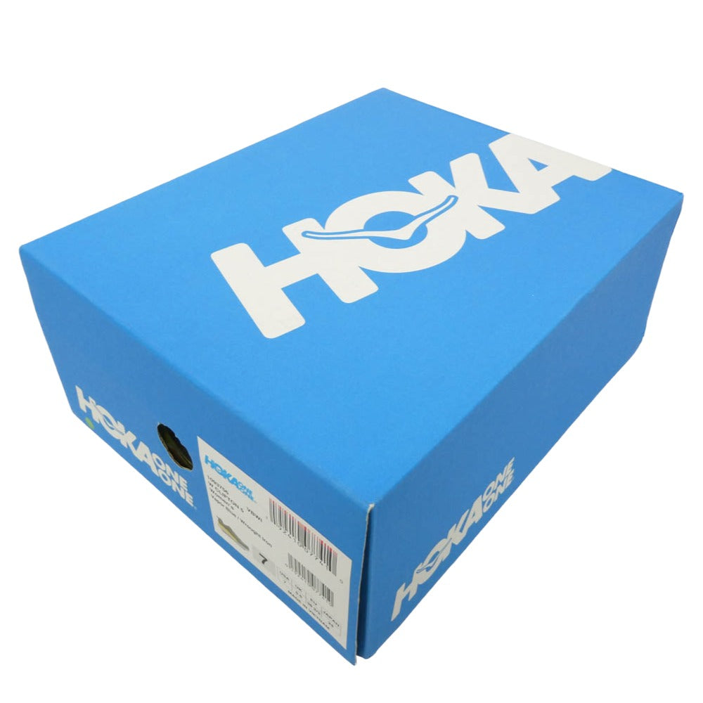 HOKA ONE ONE ホカ オネオネ 1093756 W CLIFTON 5 Vapor Blue/Wrought Iron クリフトン ローカット ランニング シューズ スニーカー グレー系 マルチカラー系 24cm【中古】