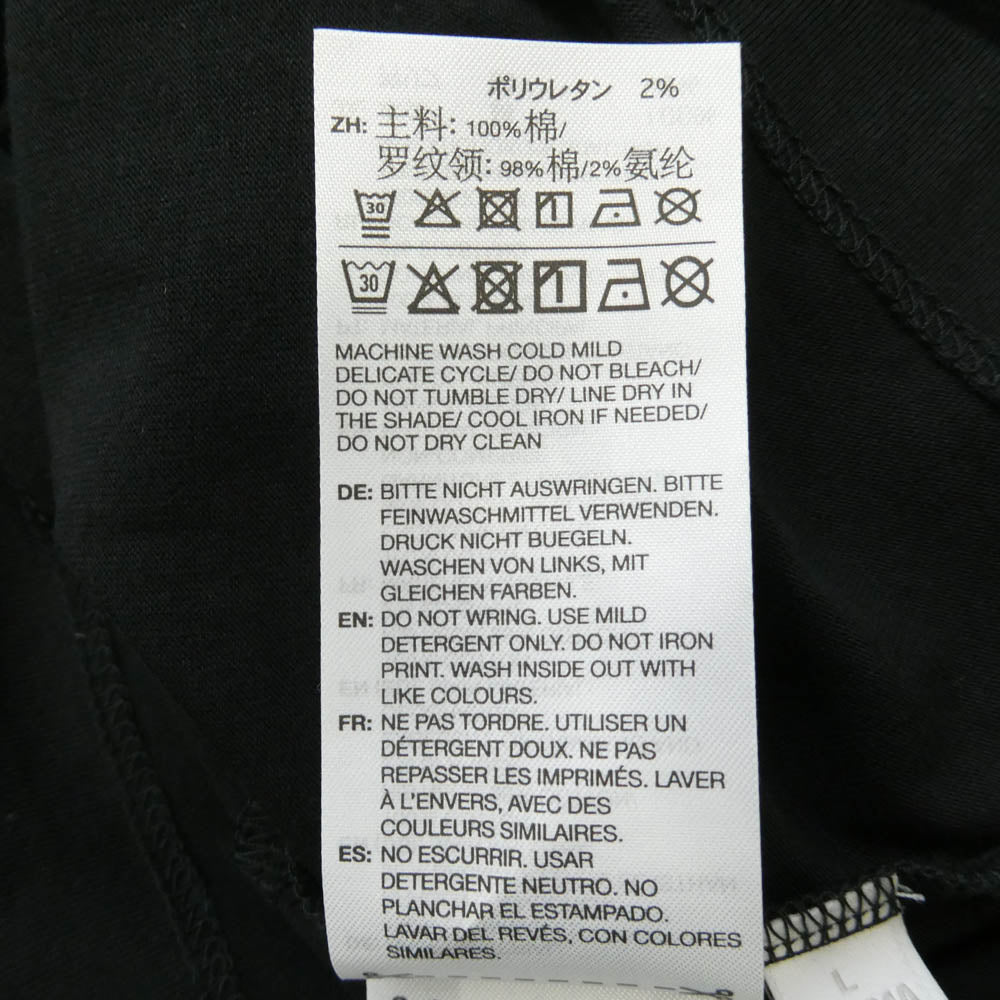 Y-3 Yohji Yamamoto ワイスリー ヨウジヤマモト 26SS KQ9783 REGULAR SHORT SLEEVE TEE レギュラー 半袖 Tシャツ ブラック系 L【極上美品】【中古】