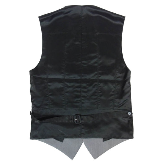 DIOR HOMME ディオールオム 08SS 8E3160310558 Kris Van Assche Archive Vest Gilet クリスヴァンアッシュ期 アーカイブ バイカラー ベスト ジレ グレー系 44【中古】