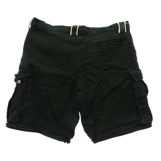 シャンティ リネン ハーフパンツ ショーツ ブラック系 L【中古】