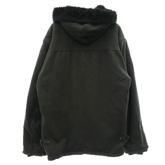 UNDERCOVER アンダーカバー 04aw B206-B2 but beautiful バットビューティフル アーカイブ ワームホール ダメージ加工 ジップアップ パーカー ブラック系 L【中古】