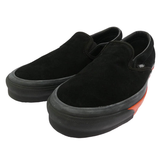 WTAPS ダブルタップス VN0A45JK20E × Vans OG Classic Slip On LX Black バンズ OG クラシック スリッポン ローカットスニーカー ブラック系 オレンジ系 28cm【極上美品】【中古】