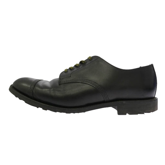 SANDERS サンダース URBAN RESEARCH アーバンリサーチ 2521-UM24 URBAN RESEARCH別注 MILITARY DERBY SHOE ミリタリー ダービー レザー シューズ ブラック系 EU8【中古】