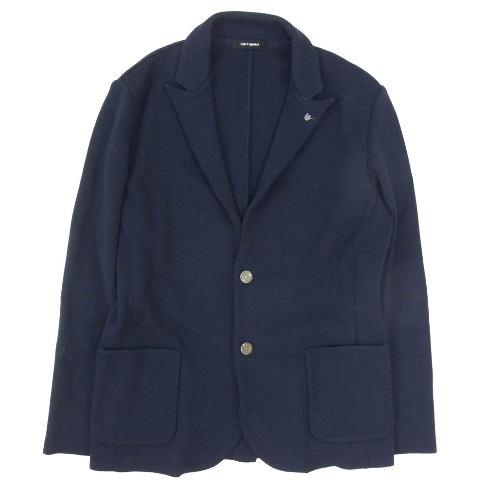 1piu1uguale3 ウノピュウノウグァーレトレ MRK282 COT419 113 LUIGI KNIT JACKET ルイジ 折鶴ピン ニットテーラードジャケット ネイビー系 5【中古】 1piu1uguale3 ウノピュウノウグァーレトレ MRK282 COT419 113 LUIGI