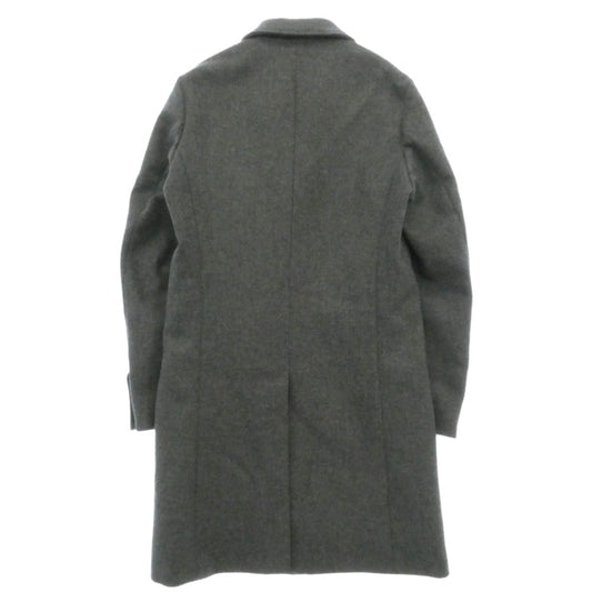 1piu1uguale3 ウノピュウノウグァーレトレ MRC139 WCA028 113 CHESTER COAT カシミヤ混 チェスターコート グレー系 IV(4)【極上美品】【中古】