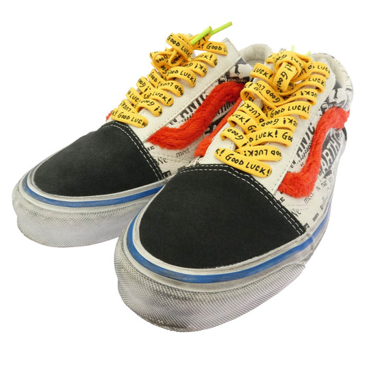 VANS バンズ GALLERY DEPT ギャラリーデプト VN0A4P3XBMW1 × GALLERY DEPT ギャラリーデプト OG OLD SKOOL オールドスクール Good Luck 総柄 ローカット スニーカー マルチカラー系 28.5cm【中古】