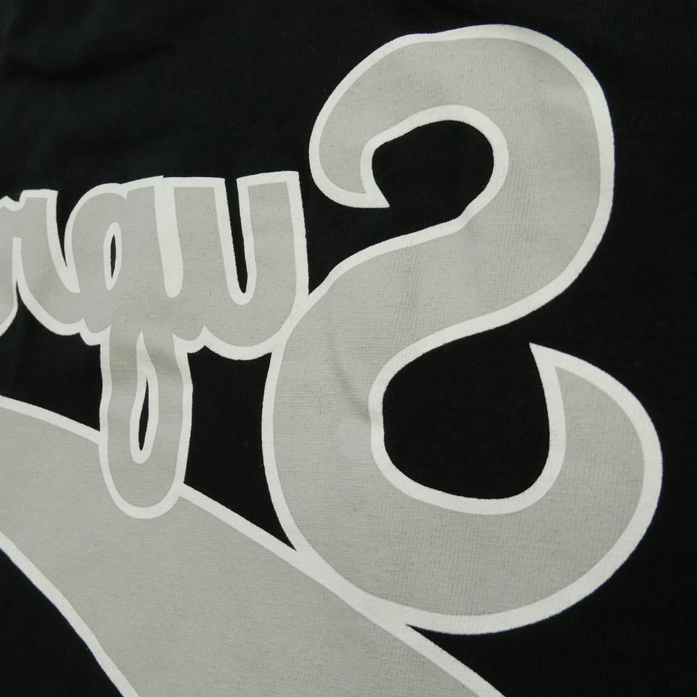 Supreme シュプリーム 24SS Backwards Tee バックワーズ ティー 反転 ロゴ プリント クルーネック 半袖 Tシャツ ブラック系 L【中古】
