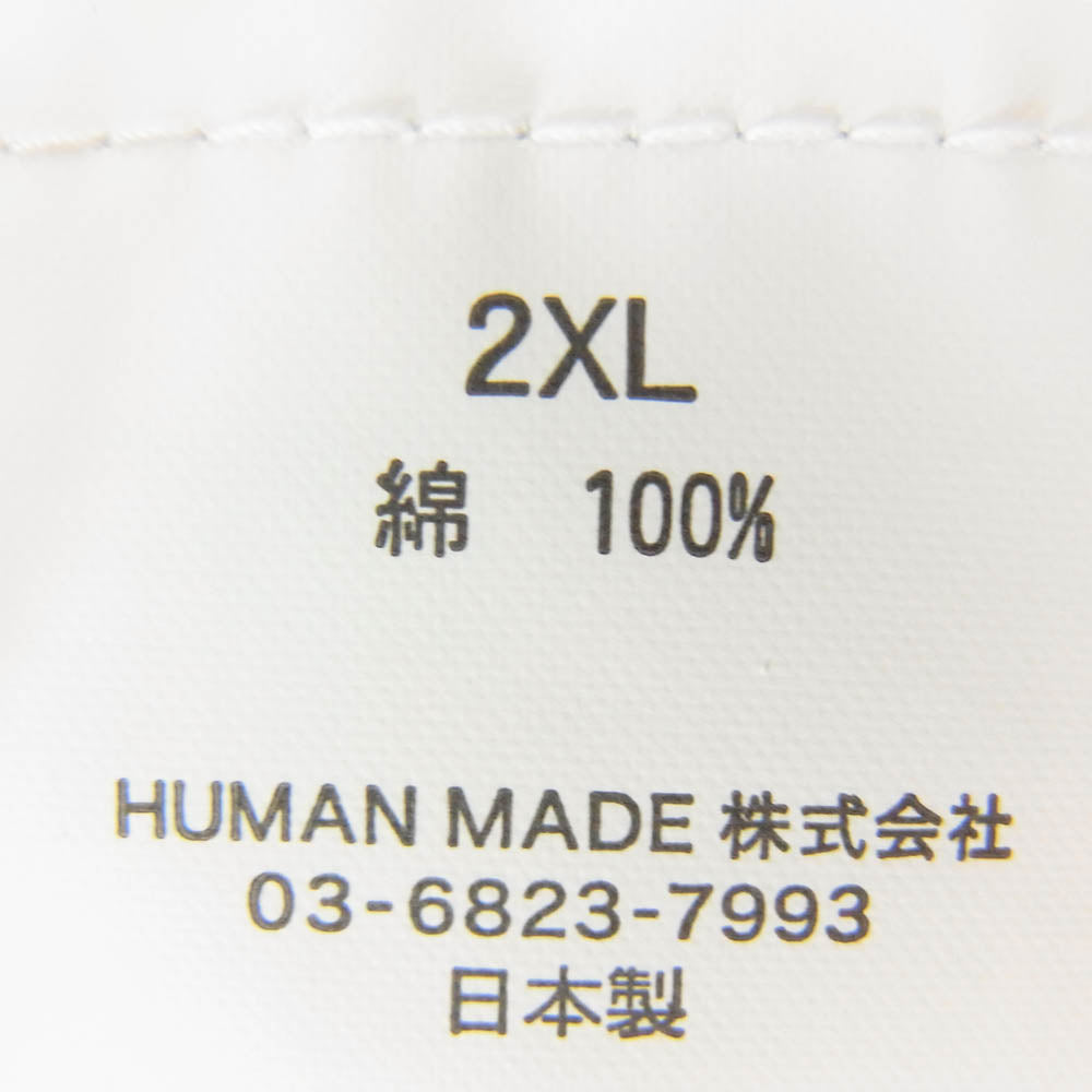 HUMAN MADE ヒューマンメイド DRY ALLS GRAPHIC LOGO TEE ロゴ グラフィック コットンスラブ生地 半袖 Tシャツ ブラック系 2XL【中古】