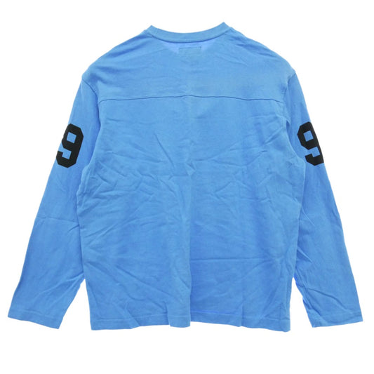 Supreme シュプリーム 24SS 99 L/S Football Top フットボール クルーネック 長袖 カットソー ブルー ブルー系 L【中古】