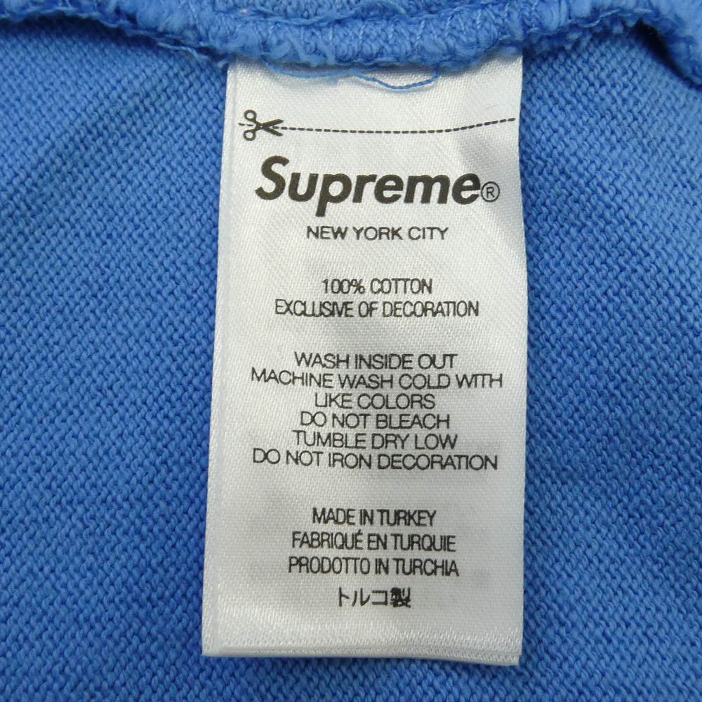 Supreme シュプリーム 24SS 99 L/S Football Top フットボール クルーネック 長袖 カットソー ブルー ブルー系 L【中古】