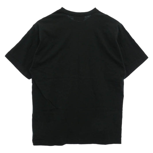 Supreme シュプリーム STONE ISLAND ストーンアイランド 22SS 7625201S8 Stone Island S/S Top ストーンアイランド S/S トップ ラバーロゴ プリント 半袖 Tシャツ ブラック系 M【中古】