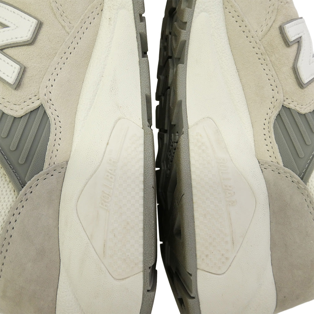 COMME des GARCONS HOMME コムデギャルソンオム NEW BALANCE ニューバランス 23SS MT580HM2 × New Balance 580 ニューバランス スニーカー グレー系 オフホワイト系 ホワイト系 27cm【中古】