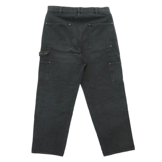 Supreme シュプリーム 26SS Worn Double Knee Painter Pant ウォーン ダブル ニー ペインター パンツ ブラック ブラック系 34【美品】【中古】