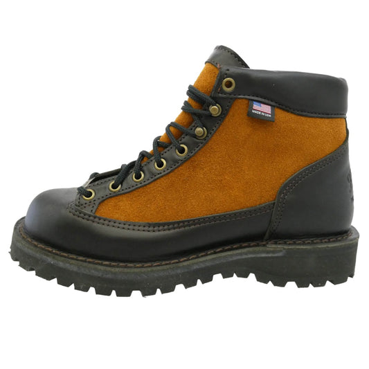 Danner ダナー 30424 USA製 DANNER LIGHT REVIVAL ダナーライト リバイバル ブーツ USA ブラック系 ライトブラウン系 US8.5EE【美品】【中古】