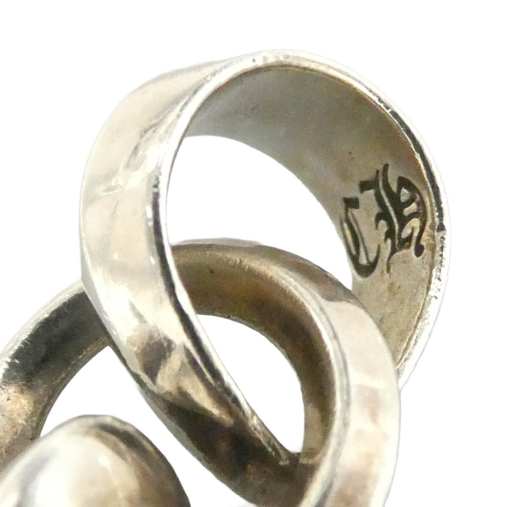 CHROME HEARTS クロムハーツ(原本無) CH CRS SML W BALE スモールCHクロス Wベイル ペンダントトップ シルバー系【中古】