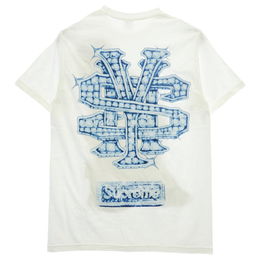 Supreme シュプリーム 25AW Snowman Tee スノーマン クルーネック 半袖 Tシャツ ホワイト系 M【中古】