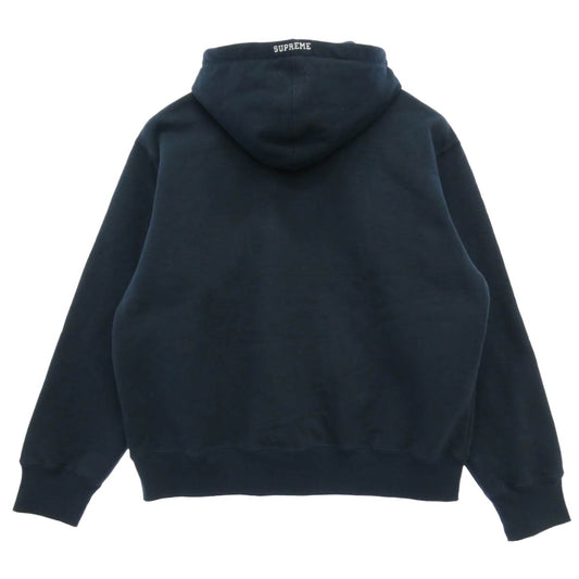 Supreme シュプリーム 25AW S Logo Zip Up Hooded Sweatshirt ロゴ ジップアップ フーデッド スウェットシャツ パーカー ネイビー系 M【極上美品】【中古】
