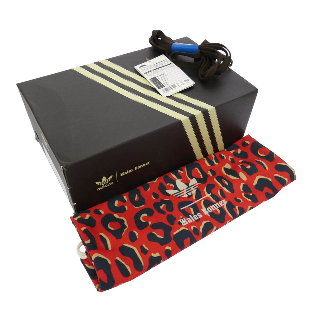 adidas アディダス KH8797 × WALES BONNER ウェールズ・ボナー Superstar Wonder White Fox Brown スーパースター ワンダーホワイト フォックスブラウン ローカット スニーカー ホワイト系 ブラウン系 26cm【中古】