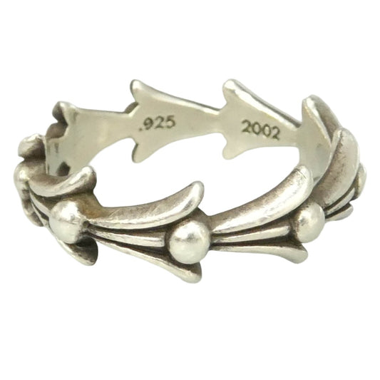 CHROME HEARTS クロムハーツ(原本無) CROSS TAIL クロステイル リング シルバー系 26号【中古】