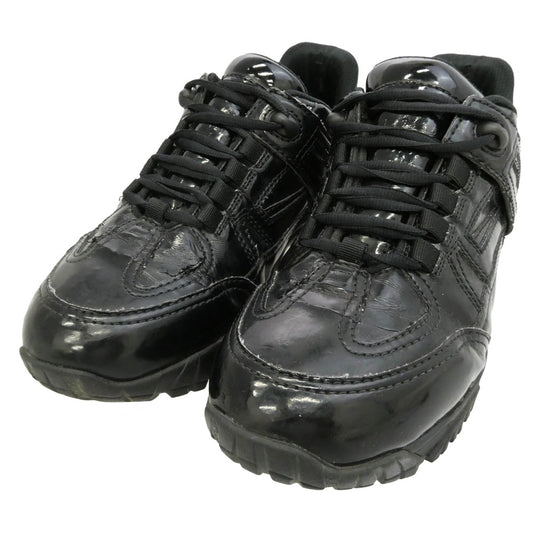 MAISON MARGIELA メゾンマルジェラ 19SS S37WS0451 Security Low Top Sneakers ビブラムソール セキュリティ ロー トップ ローカット スニーカー ブラック系 40【中古】
