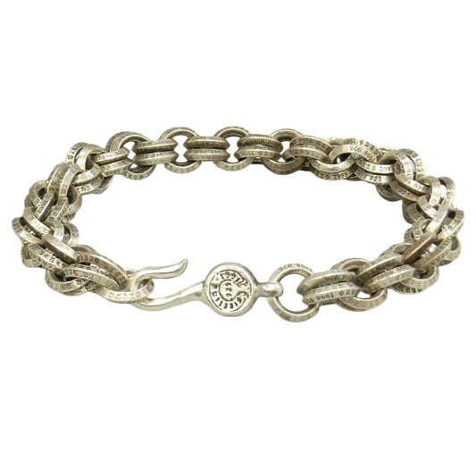 CHROME HEARTS クロムハーツ(原本無) DOUBLE B RING ダブルBリング ブレスレット シルバー系【中古】