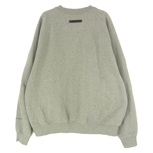 FEAR OF GOD フィアオブゴッド ESSENTIALS エッセンシャルズ ロゴ スウェット トレーナー グレー系 M【中古】