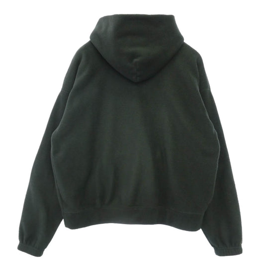 FEAR OF GOD フィアオブゴッド ESSENTIALS エッセンシャルズ ボア フリース フーディー パーカー グリーン系 M【中古】
