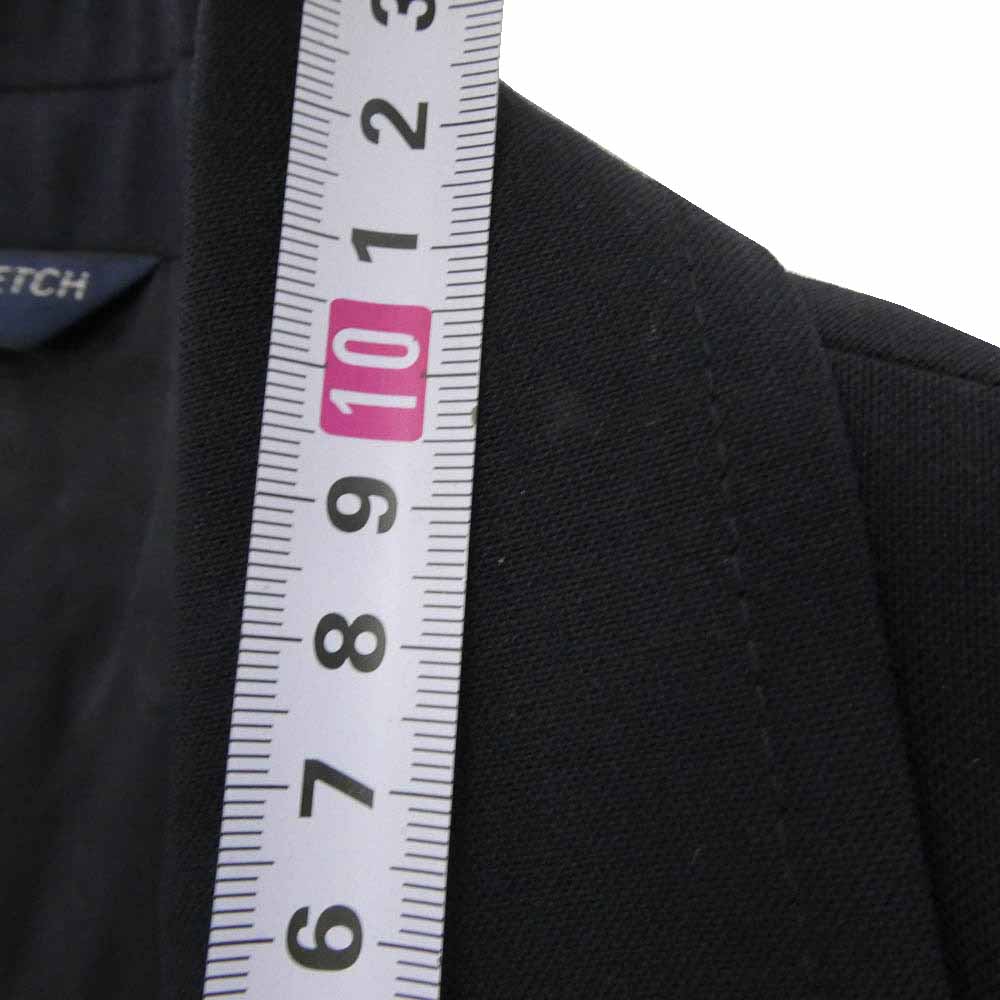 Brooks Brothers ブルックスブラザーズ STRETCH ストレッチ 紺ブレ ウール テーラードジャケット ブラック系 44R【中古】