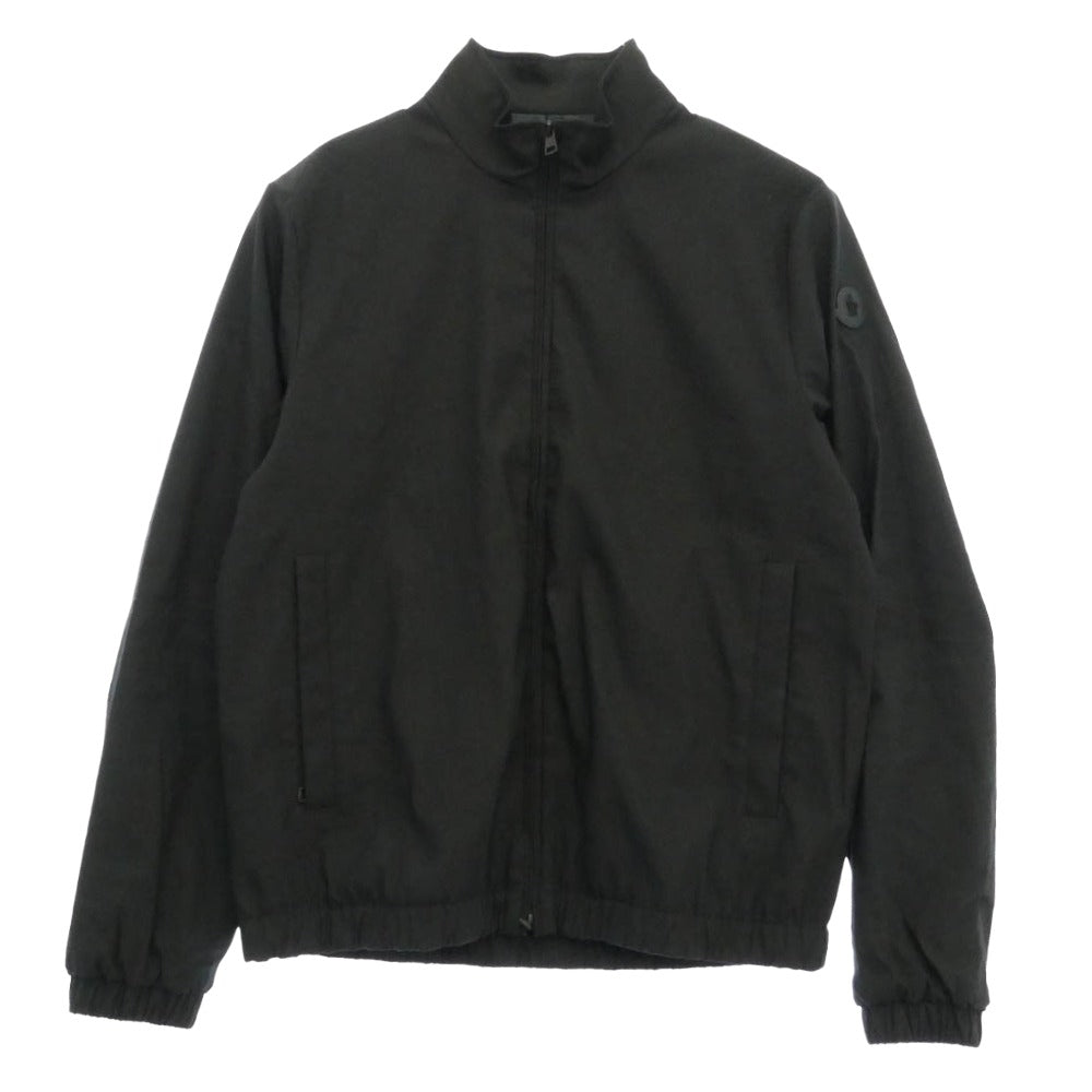 MONCLER モンクレール L10911A00130 BONAVENT GIUBBOTTO ボナベント テクニカルリネン混 ウィンドブレーカー ジップアップ トラックジャケット ブラック系 3【中古】 MONCLER モンクレール L10911A00130 BONAVENT GIUBBOTTO ボナベント
