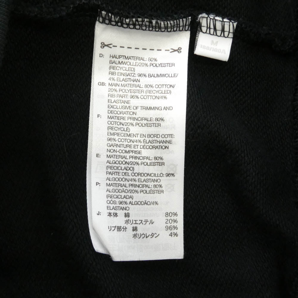 Y-3 Yohji Yamamoto ワイスリー ヨウジヤマモト 25SS JN4881 GRAPHIC SWEAT CREW グラフィック ロゴ スウェット ブラック系 ホワイト系 M【中古】