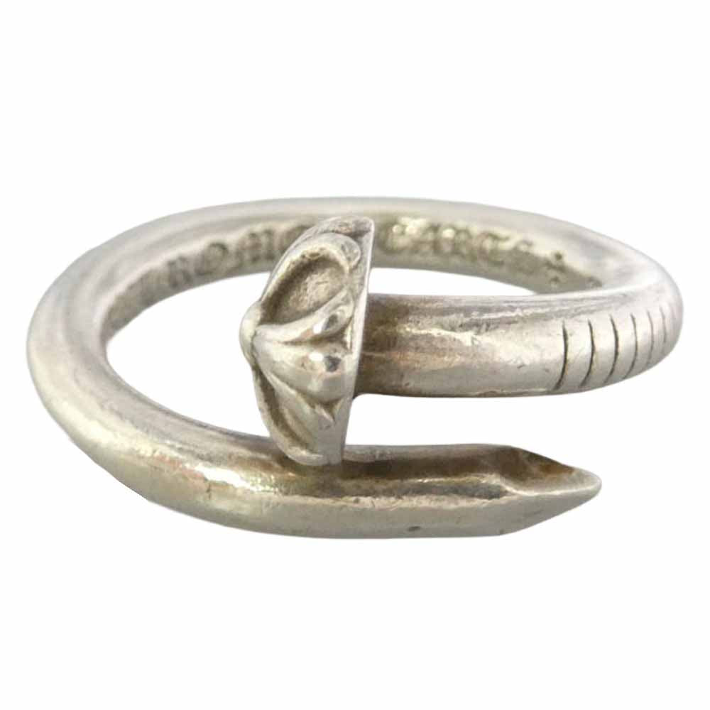 CHROME HEARTS クロムハーツ（原本無） NAIL CRSBALL ネイル クロスボール リング シルバー系 12.5号【中古】 CHROME HEARTS クロムハーツ（原本無） NAIL CRSBALL ネイル クロス