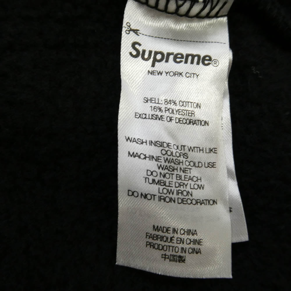 Supreme シュプリーム 22AW × New York Yankees Kanji Hooded Sweatshirt ニューヨーク ヤンキース カンジ フーディー スウェットシャツ パーカー ブラック系 L【極上美品】【中古】