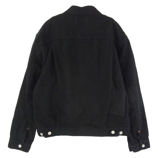 Ron Herman ロンハーマン 26SS 4320400087 コットン ヘンプ 2nd ブラック デニム ジャケット ブラック系 M【中古】