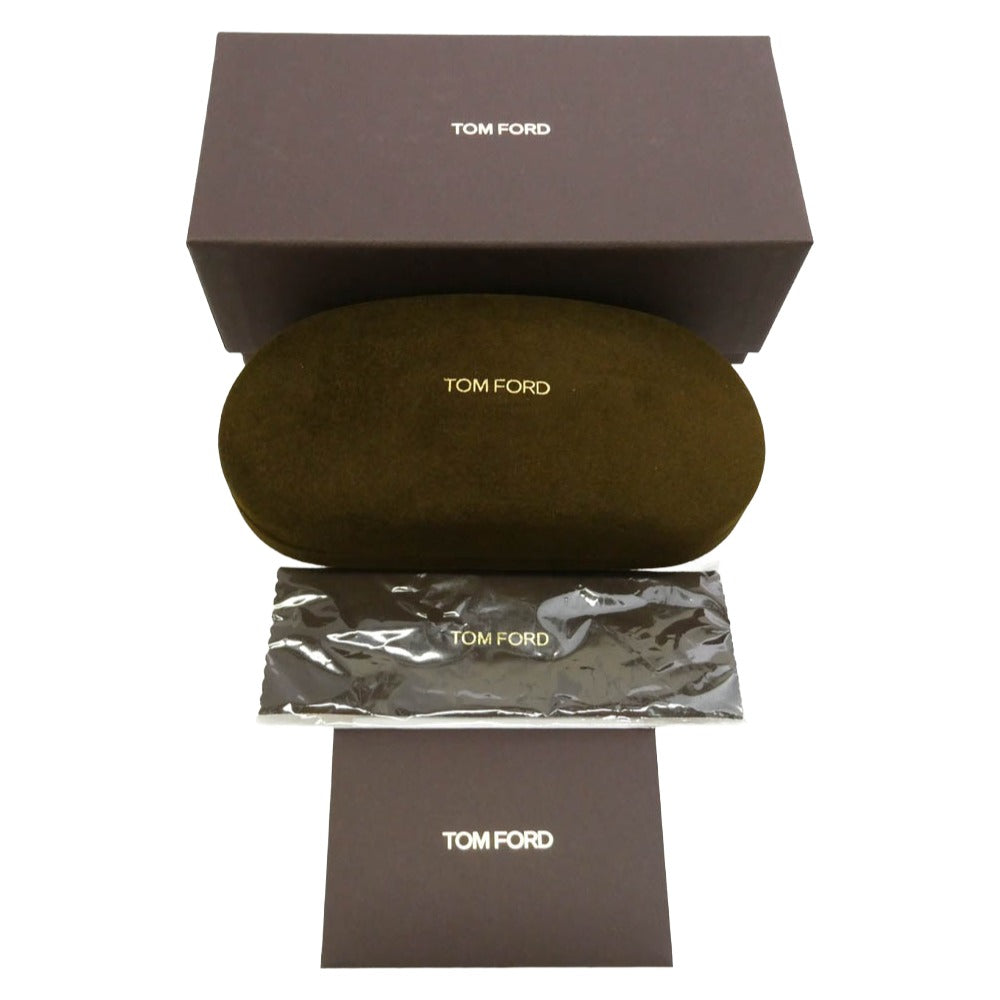 TOM FORD トムフォード TF6071-D-B スクエア アジアンフィット クリア フレーム アイウェア メガネ 眼鏡 クリア系 54□16-145【中古】
